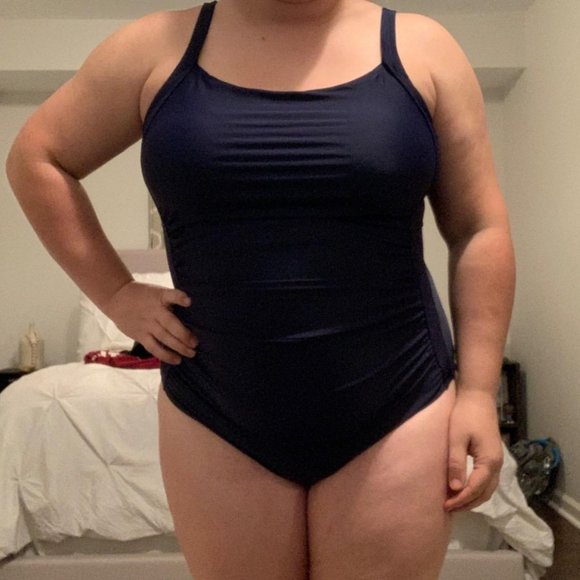 Women's Vintage Padded Push Up One Piece Swimsuits Tummy Control Bathing Suits - Picture 16 of 16